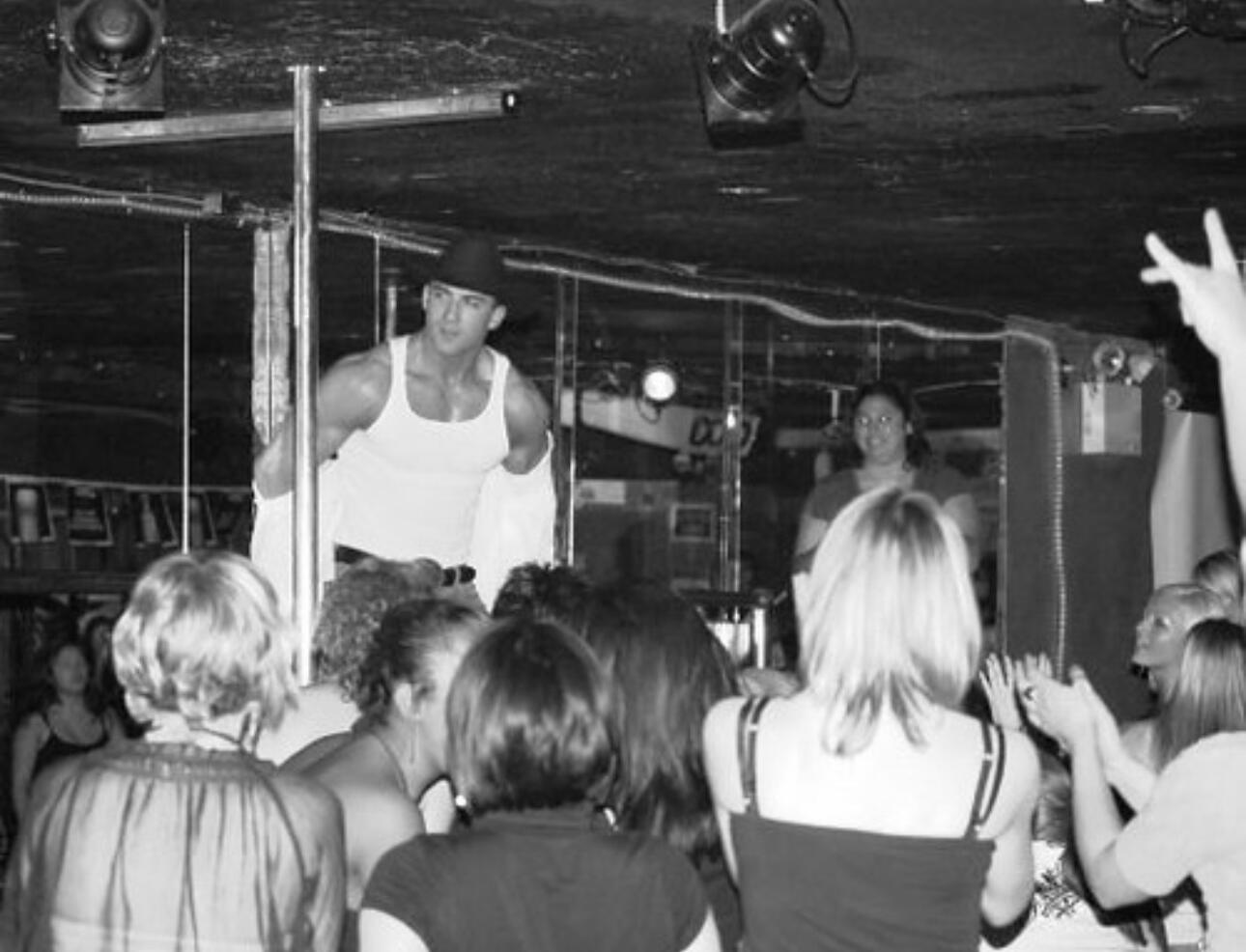 Thomas (Tom) Rooney, author, entrepreneur, and performer Black and white photo of headline performer Thomas (Tom) Rooney on stage as the cowboy during his early performing career
